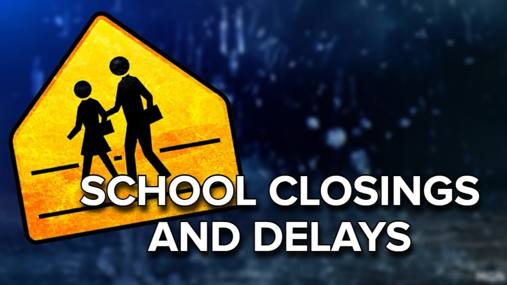 School delays, closures announced for February 13 due to winter&nbsp;storm